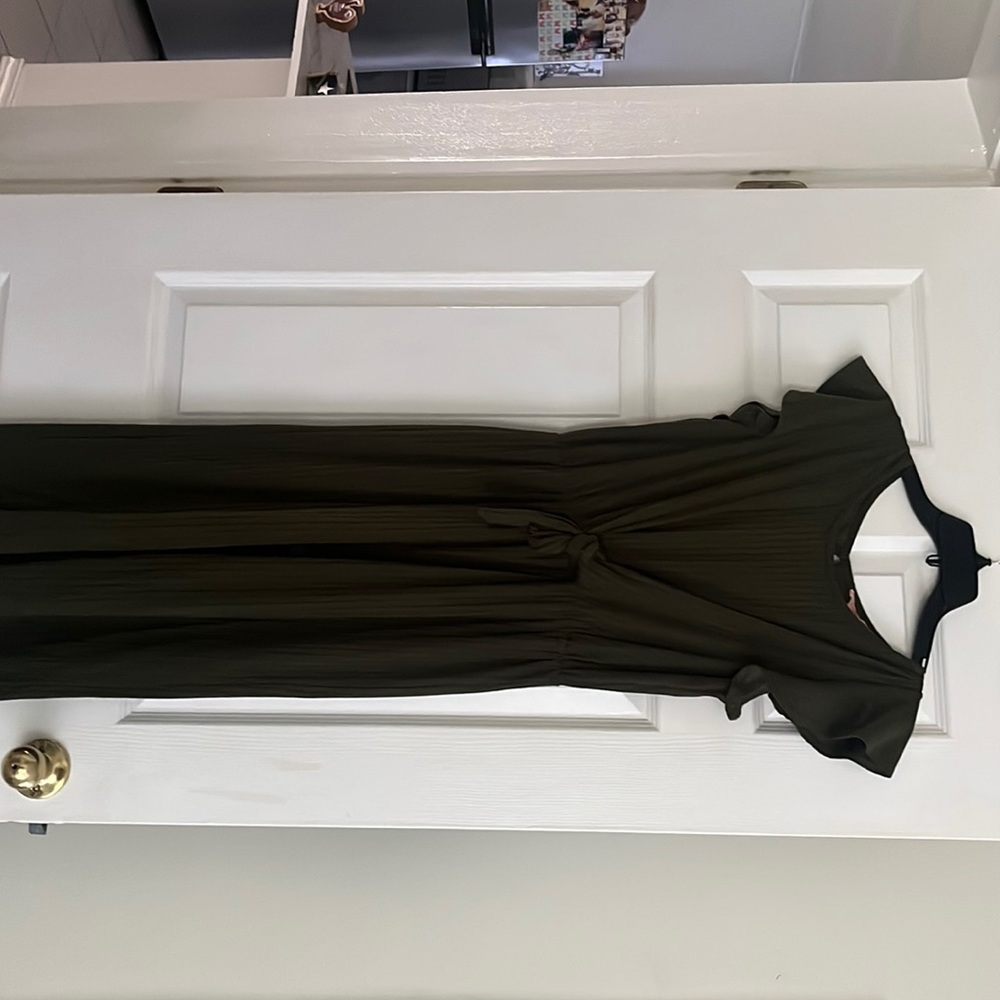 Dark green jumpsuits